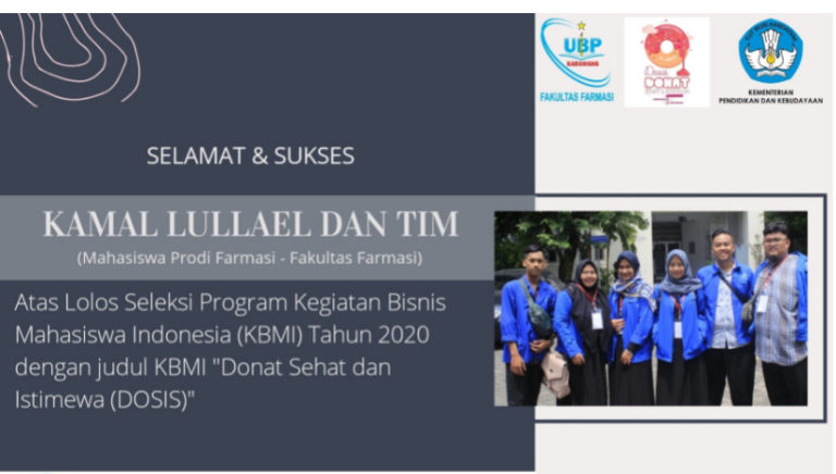 Donat, Antarkan Mahasiswa UBP Karawang Juara KBMI