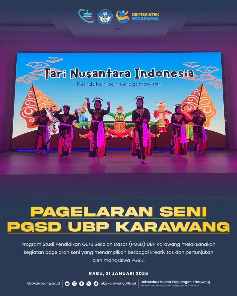 Pagelaran Seni PGSD UBP Karawang Tampilkan Beragam Kreativitas Mahasiswa