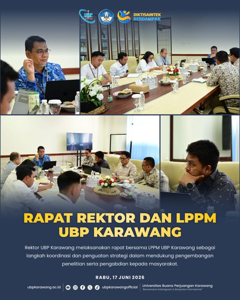 Sinergi Strategis untuk Pengabdian dan Penelitian UBP Karawang 📊✨